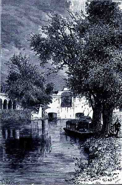 Santa Anita Canal, from The Ancient Cities of the New World, by Claude-Joseph-Desire Charnay, pub. 1887 by T. after Taylor